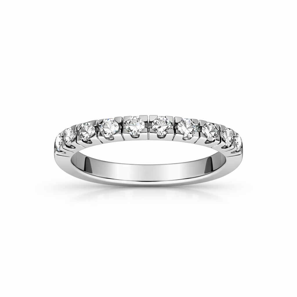 Lab-Grown Alliance ring 10-0.80crt